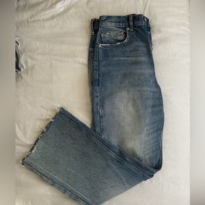 Free people Wide leg jeans